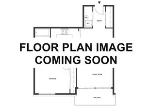 1 Bed 1 Bath 209 floor plan